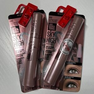 Maybelline‎ Lash Sensational Sky High Mascara Blackest Black 800 Washable